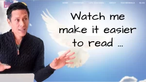 Watch me make it easier to read …