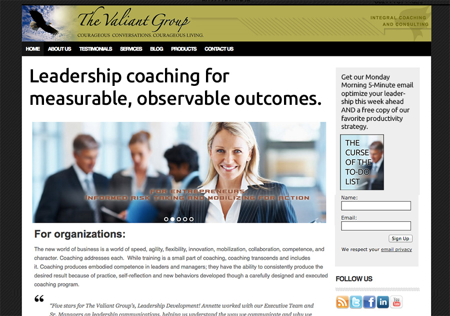 valiant coach website after