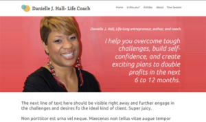 danielle coach website after