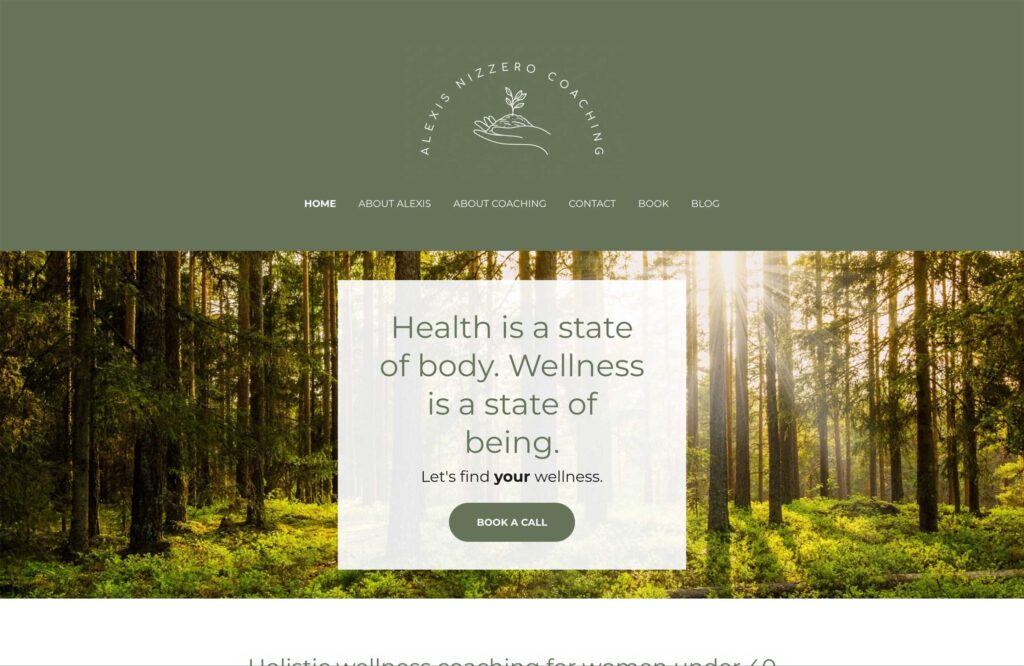 Alexis Homepage Screenshot