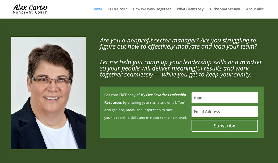 alex carter - leadership coach