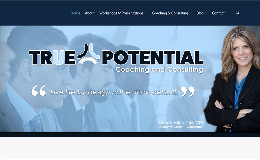 before for donna's coaching website