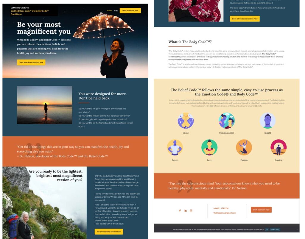 catherine's coaching website