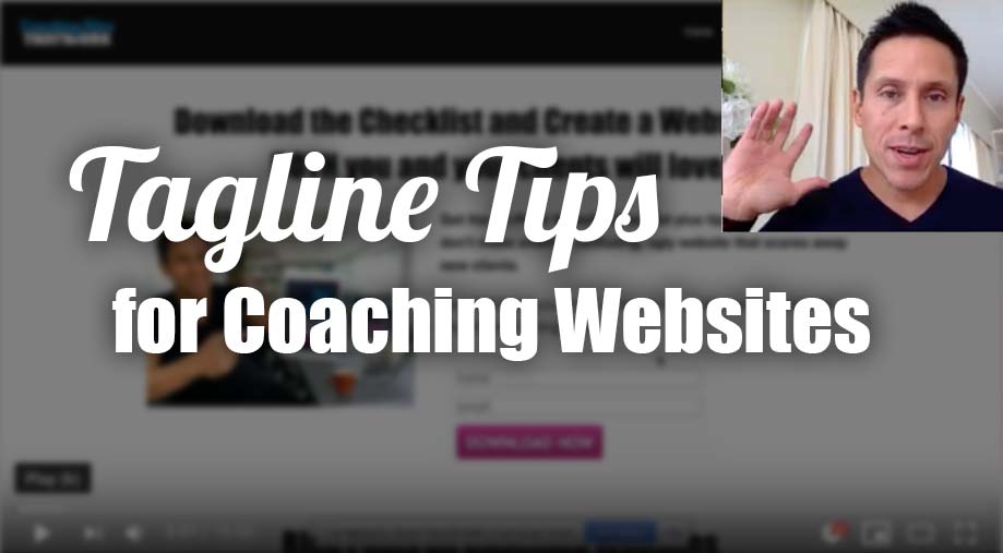 Tagline Tips for Coaching Websites