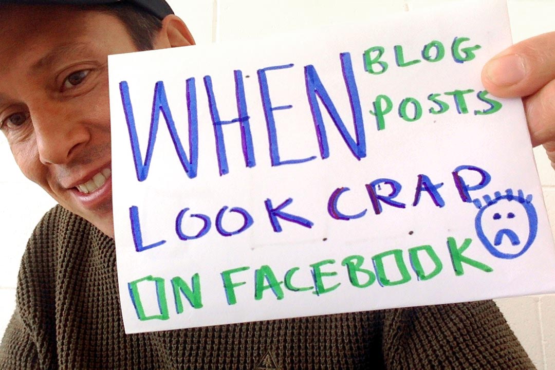 When Blog Posts Look Crap on Facebook - How to Fix