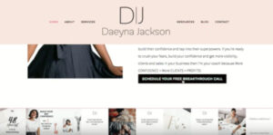 Coaching Website Review – Business Coach Daeyna