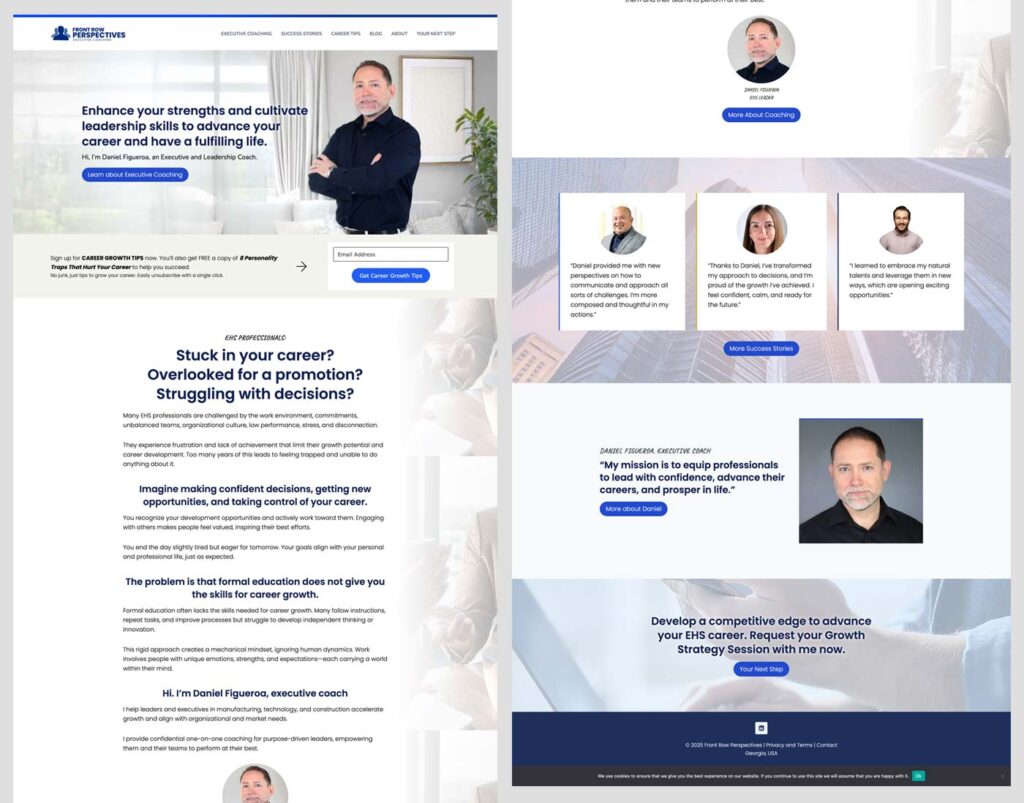 daniel executive coach website