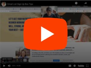 Email Sign-Up Box Tips