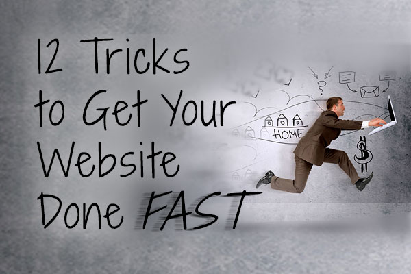 build a website fast