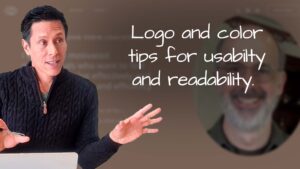 Logo and color tips for usability and readability