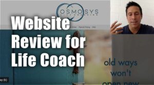 Website Review for Life Coach Derrick