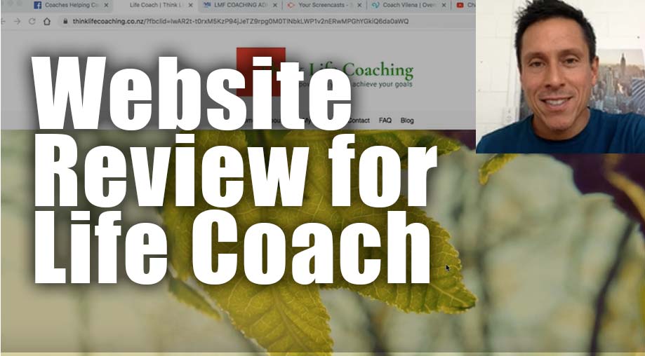Website Review for Life Coach Shiv