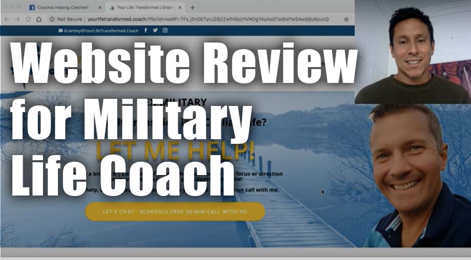 Website Review for Military Life Coach Grantley