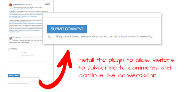 A Plugin to Encourage Conversation on Your Blog