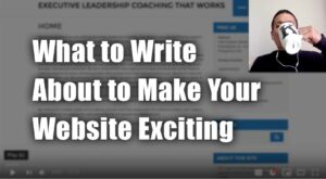 Executive Coach Website Review – Tony