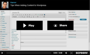 `Five Tips when Adding Content to WordPress