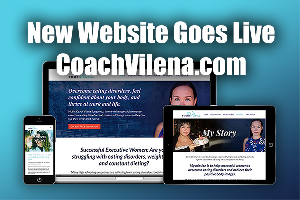 New Website Goes Live – Coach Vilena