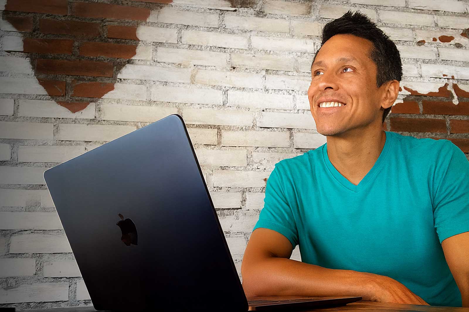 web designer for coaches, kenn is happy